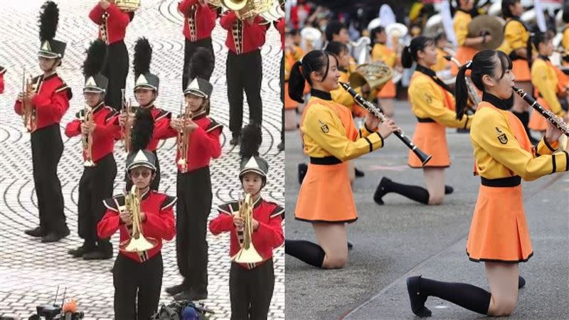 台灣歐吉桑看完橘高校演出後，竟狠酸曉明女同學「你看看人家吹的這麼棒！」（圖／總統府提供）