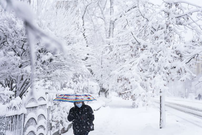 Washington; nieve; el mundo; tormanta