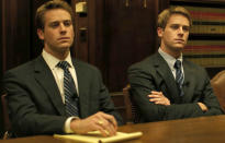 <p>Who can forget Hammer in his breakout role in 2010’s Oscar-winning film <i>The Social Network</i>. He played the social elite Winklevoss twins — Mark Zuckerberg’s Harvard classmates who went on to sue him over the founding of Facebook. <i>(Photo: Columbia Pictures)</i></p>