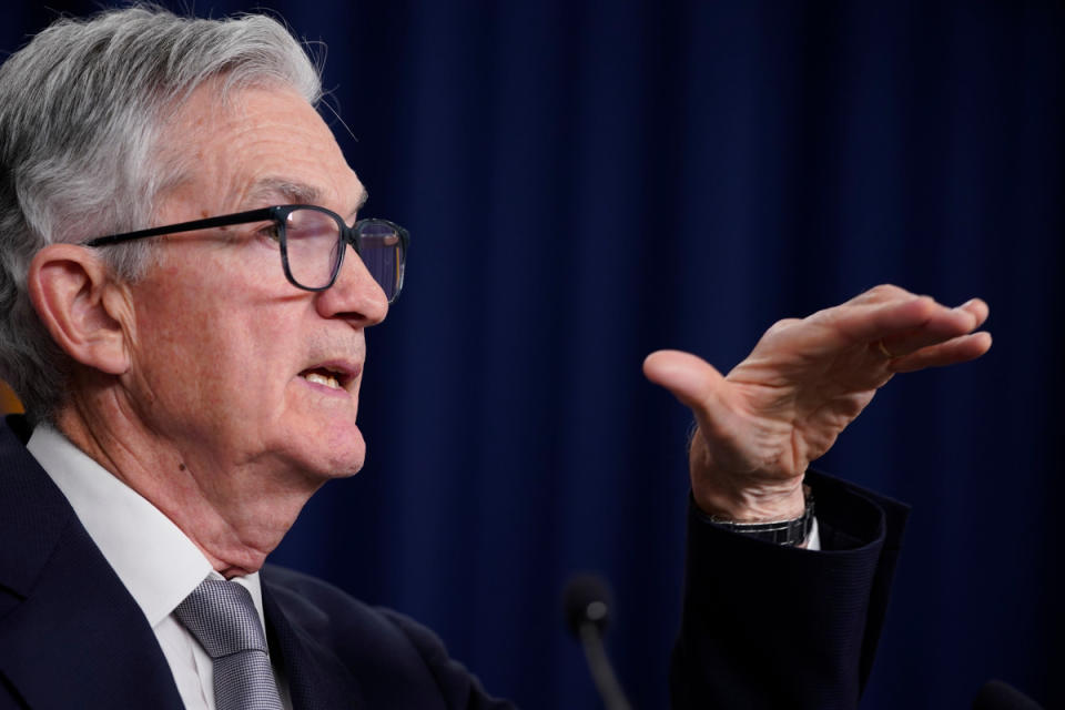 Fed Chairman Jerome Powell told lawmakers earlier this month that the central bank has been "waiting" for data that confirms inflation is returning to its 2% target. <p>Bloomberg/Getty Images</p>