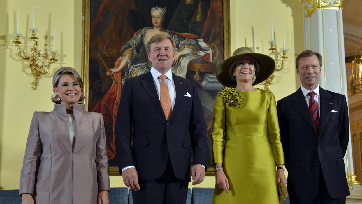 Gastgeber und Gäste: Gruppenbild im Herzoglichen Palais. Foto: Harald Tittel