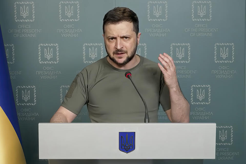 Ukrainian President Volodymyr Zelensky.