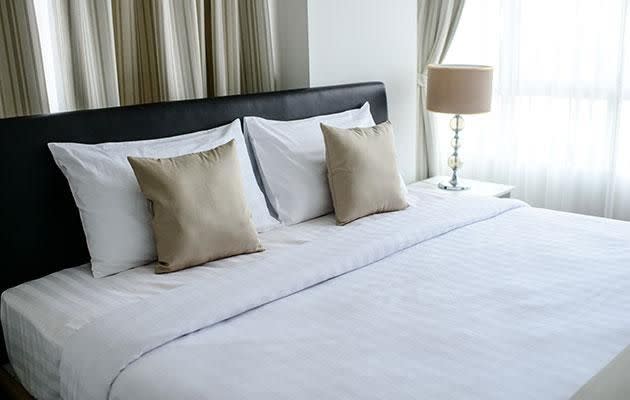 An investigation has delved into whether or not your hotel sheets are washed every night. Photo: Getty.