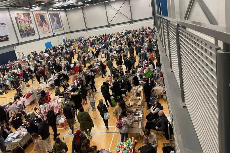 A previous Too Good to Throw indoor market at Ravenscraig -Credit:WSH]