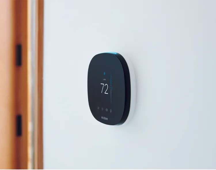 Ecobee3 Lite Smart Thermostat on wall