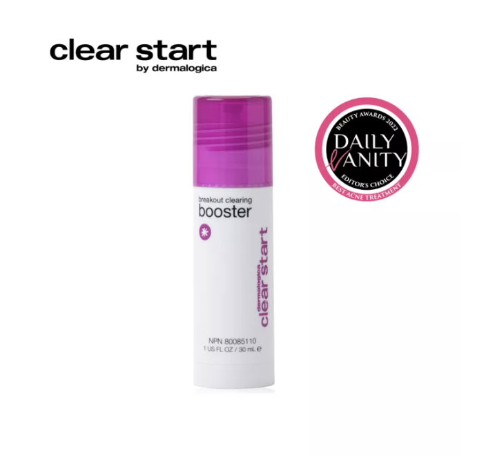 A product image of Clear Start by Dermalogica Breakout Clearing Booster tube.