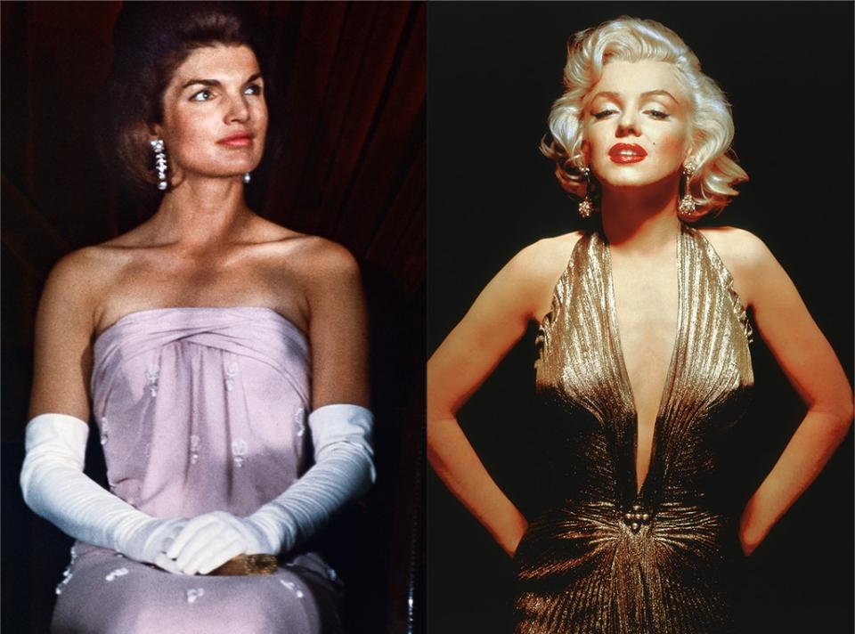 Jackie Kennedy, Jacqueline Kennedy Onassis, Marilyn Monroe