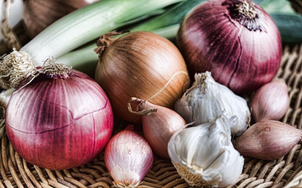 Nichts für feine Nasen: Zwiebel und Knoblauch