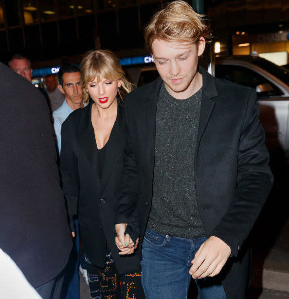 Alwyn and Swift in New York City in 2019