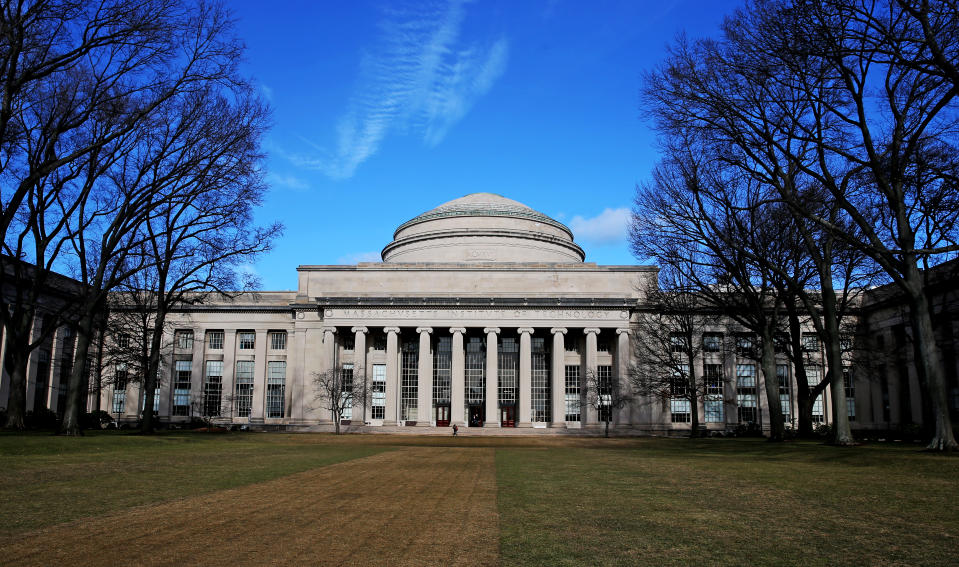 CAMBRIDGE, MA - FEBRUARY 12: The Massachusetts Institute of Technology Great Dome and Killian Court, MIT's quad, is pictured on the university's campus in Cambridge, MA is pictured on Feb. 12, 2020. (Photo by David L. Ryan/The Boston Globe via Getty Images)