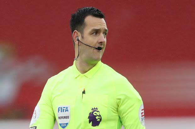 Andy Madley will take charge of Liverpool v Brighton