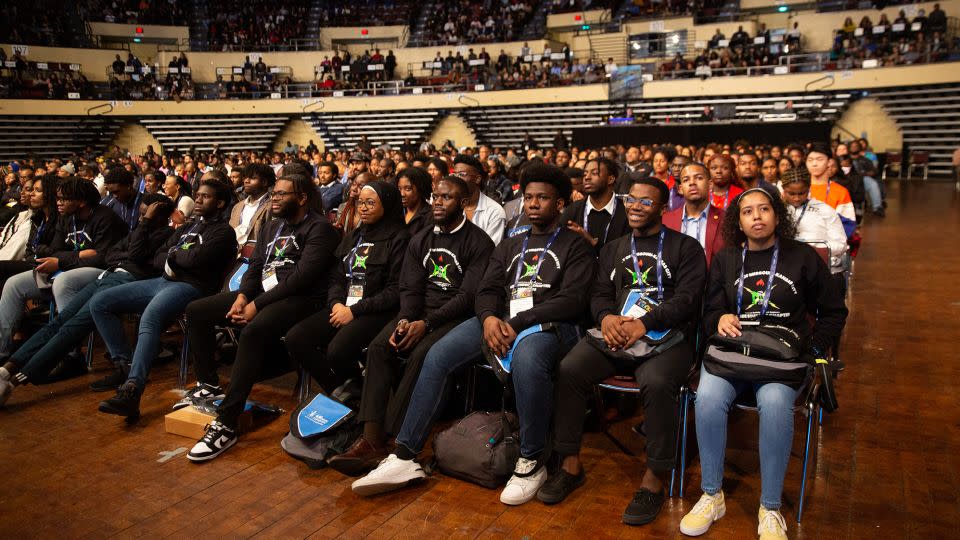 National Society of Black Engineers members attend the first day of the organization's 49th Annual Convention, which took place from March 22-26 in Kansas City, Missouri. The NSBE recently announced plans to move its 50th annual convention from Orlando, citing the political climate, travel advisories and recently passed laws. - Courtesy NSBE