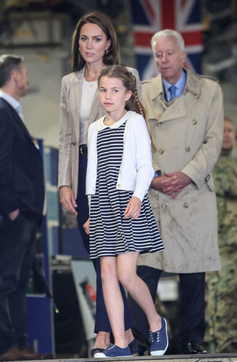 the prince and princess of wales visit the air tattoo