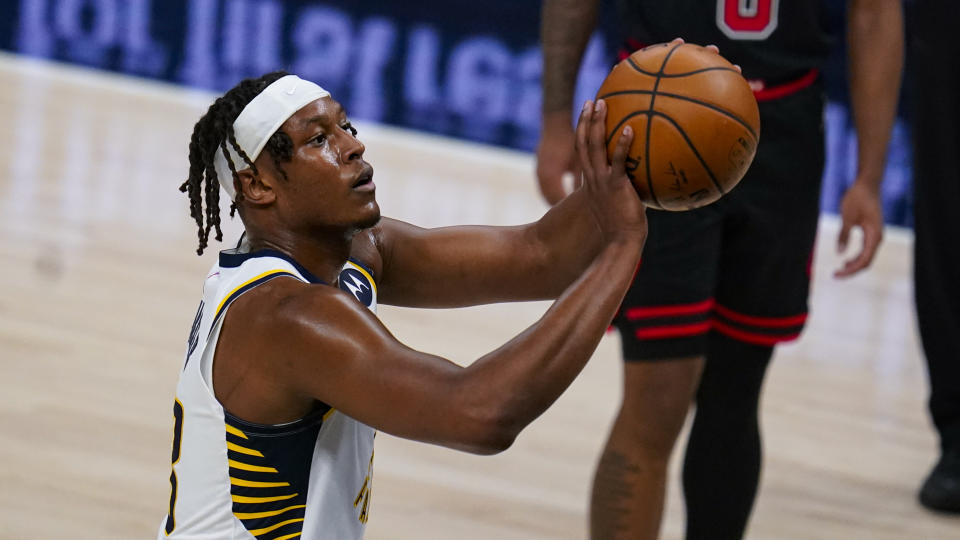 Indiana Pacers center Myles Turner