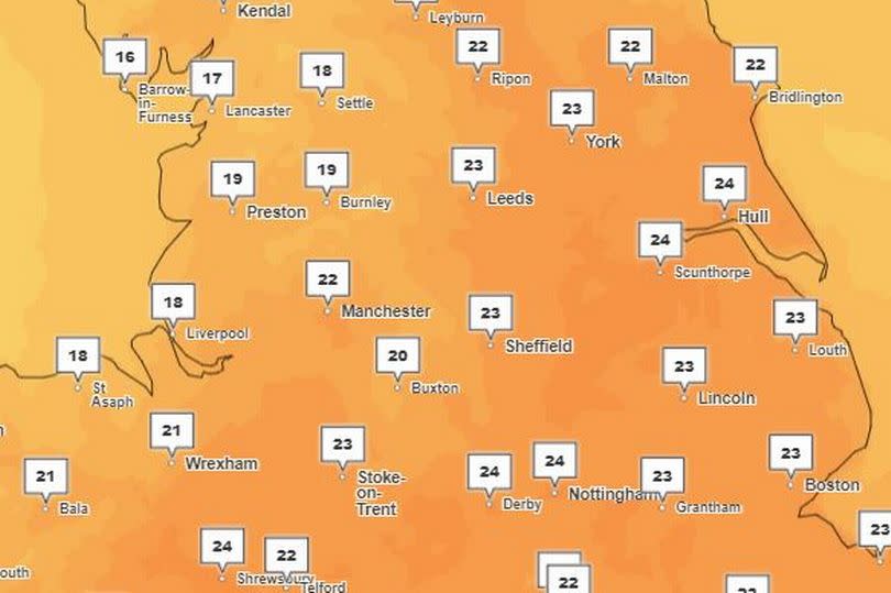 Temperatures are warming up this weekend