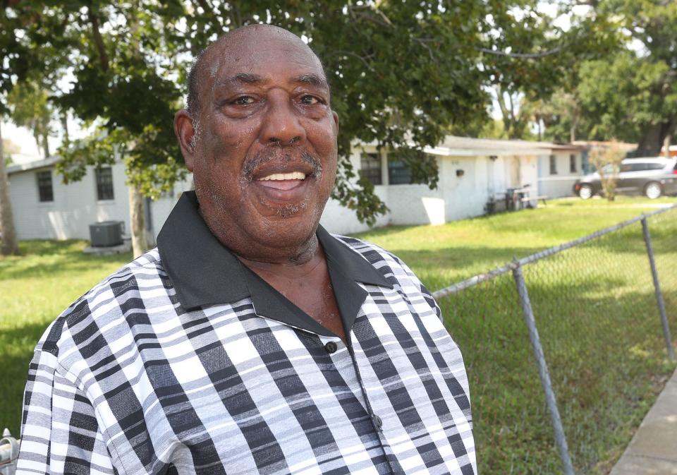 Robert Brown has lived in a Hudson Street home in Daytona Beach for more than 60 years. He's been through six bad floods there, and the latest one was caused by Tropical Storm Ian one year ago. The flooding from Ian's unrelenting rain caused major damage to Brown's house, and he's been unable to live there since the storm.