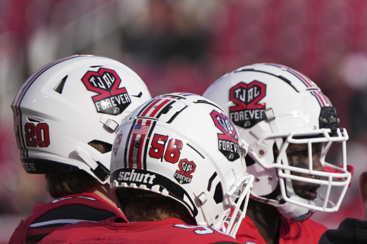 Utes to honor Jordan, Lowe with helmet design during regular-season finale