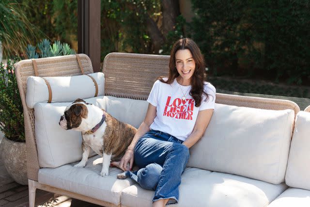 <p>Emily Young</p> Kelly McKee Zajfen in the Alliance of Moms Love Like a Mother campaign T-shirt