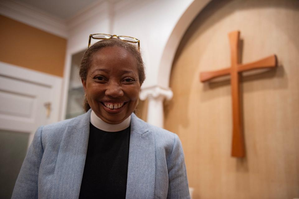 Rev. Dr. Dorothy Sanders Wells poses for a photo at the Episcopal Diocese of Mississippi in Jackson, Miss., on Wednesday, July 3, 2024.