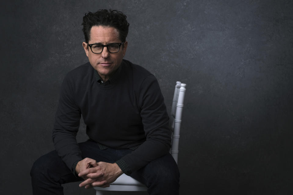 This Dec. 3, 2019 photo shows writer-director J.J. Abrams posing for a portrait to promote his film "Star Wars: The Rise of Skywalker" in Pasadena, Calif. (AP Photo/Chris Pizzello)