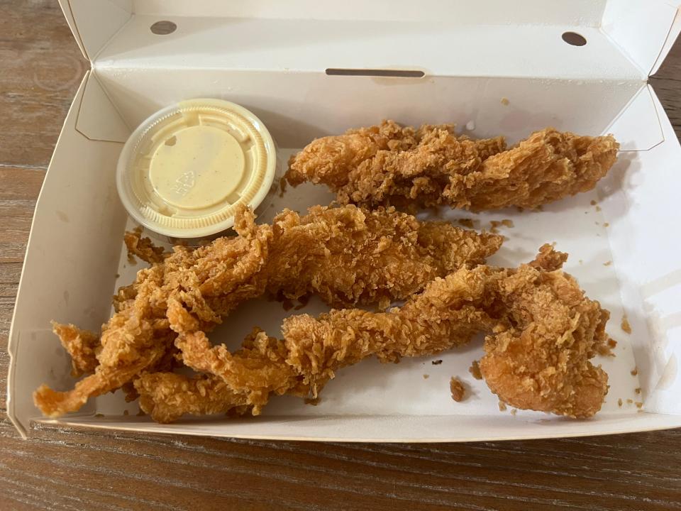 Chicken tenders from Jollibee