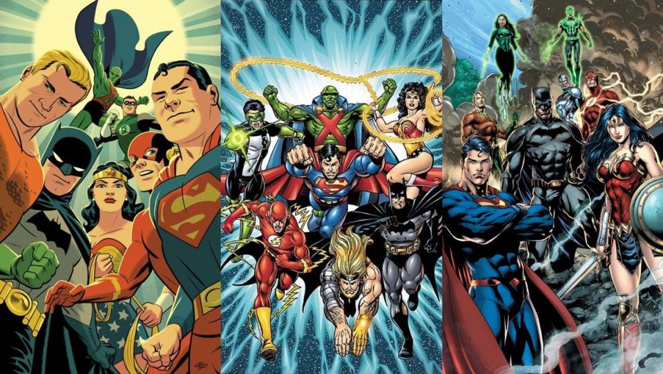 The world's greatest superheros, DC Comics' Justice League.