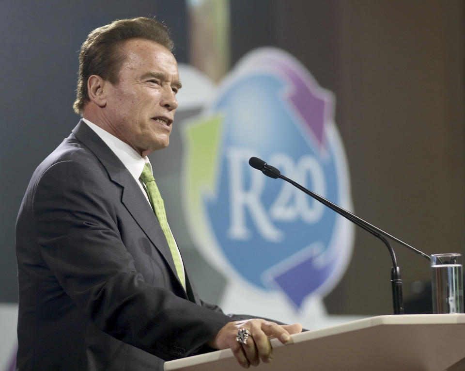 Arnold Schwarzenegger (Credit: AP Photo/Ronald Zak)