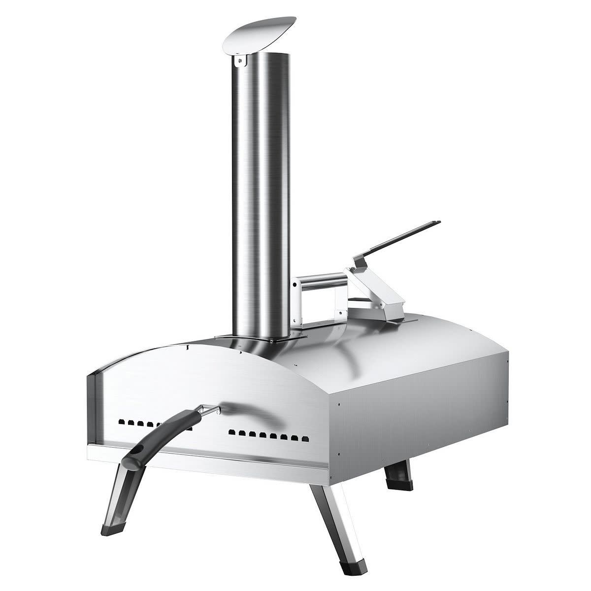 product shot of a westinghouse stainless steal pizza oven
