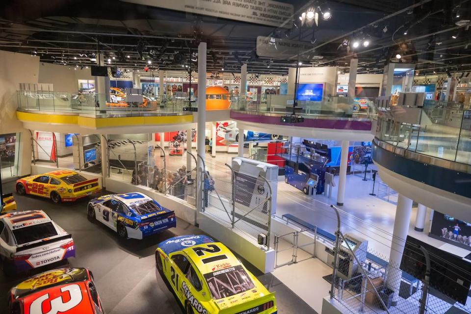 Visitors at Charlotte’s NASCAR Hall of Fame bought more than 96,000 tickets for simulation experiences last year.