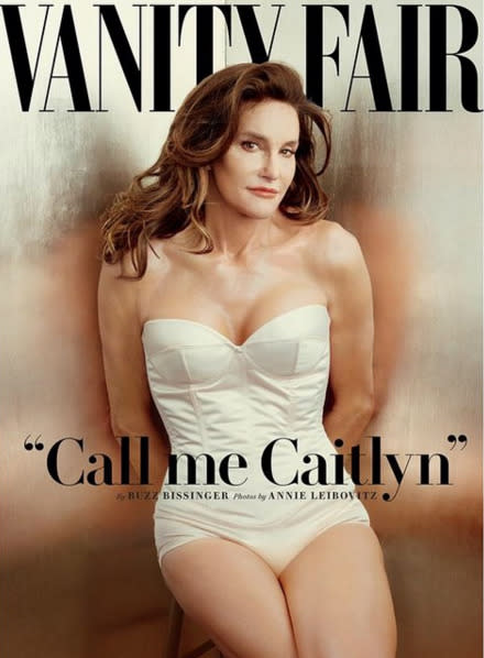 Jenner’s most iconic look thus far is from her introductory Vanity Fair cover, shot by Annie Leibovitz 