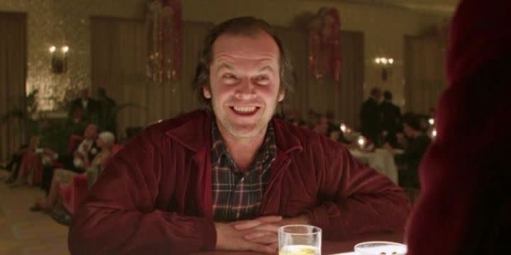 Jack Nicholson in The Shining.