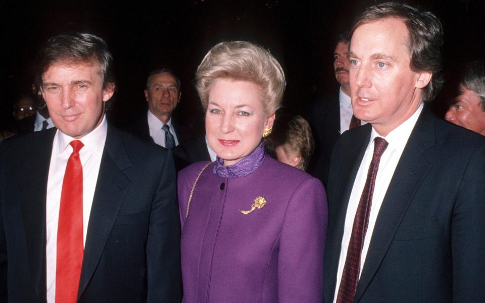 Donald, Maryanne and Robert Trump in 1990