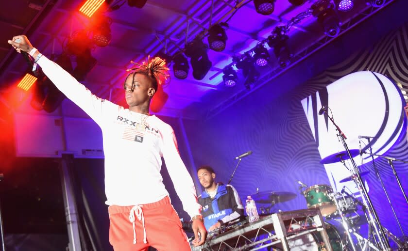 AUSTIN, TX - MARCH 15: Jaydayoungan performs onstage during Pandora SXSW 2018 on March 14, 2018 in Austin, Texas. (Photo by Vivien Killilea/Getty Images for Pandora)