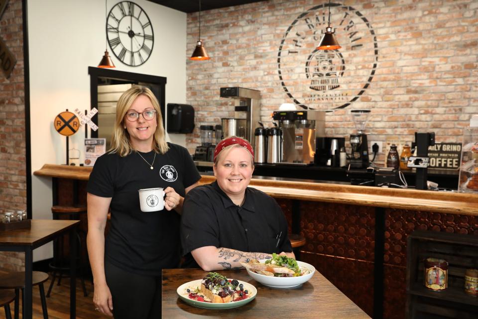 Chef Kerri Horgan, right, and her sister Coleen Dahlem, owners of Rail Trail Cafe & Mercantile, a new breakfast and lunch spot n Blauvelt, Sept. 19, 2023.