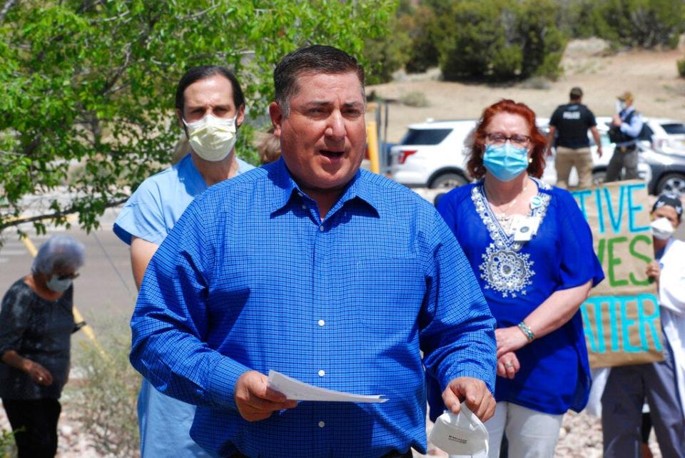 New Mexico state Sen. George Muñoz, D-Gallup and chair of the Senate Finance Committee, is seen in a May 8, 2020 file photo.