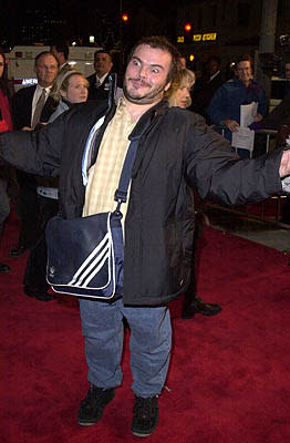 Jack Black at the Mann Village Theater premiere of Columbia's Saving Silverman