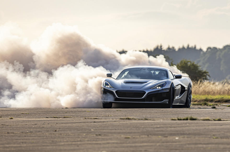 Chris Harris test drives the Rimac Nevera on Top Gear