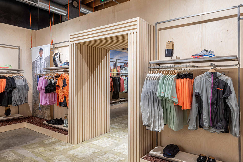 A look inside the first-ever Adidas Terrex pop-up store in Portland, Ore. - Credit: Courtesy of Adidas Terrex