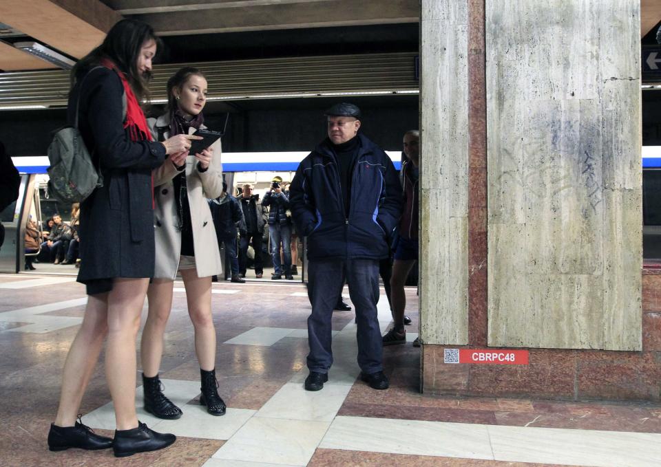 No Pants Subway Ride