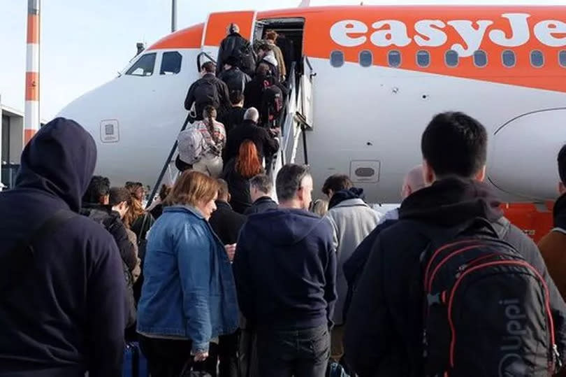 The Glasgow flight to Faro was delayed due to 'disruptive' passengers