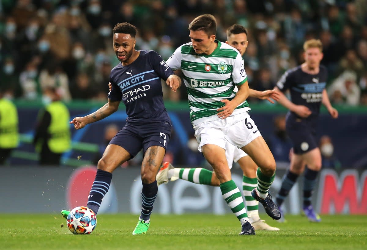 Joao Palhinha (right) brings European experience from his time with Sporting Lisbon (Isabel Infantes/PA) (PA Wire)