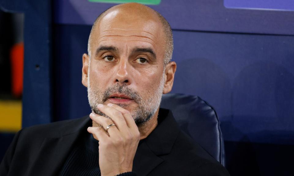 <span>Pep Guardiola said he will ‘always want to defend his club’ after Manchester City’s hearing began.</span><span>Photograph: Richard Sellers/Apl/Sportsphoto</span>