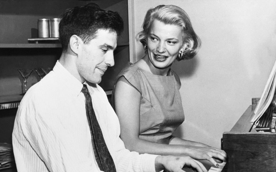 Cassavetes with his wife and collaborator, Gena Rowlands