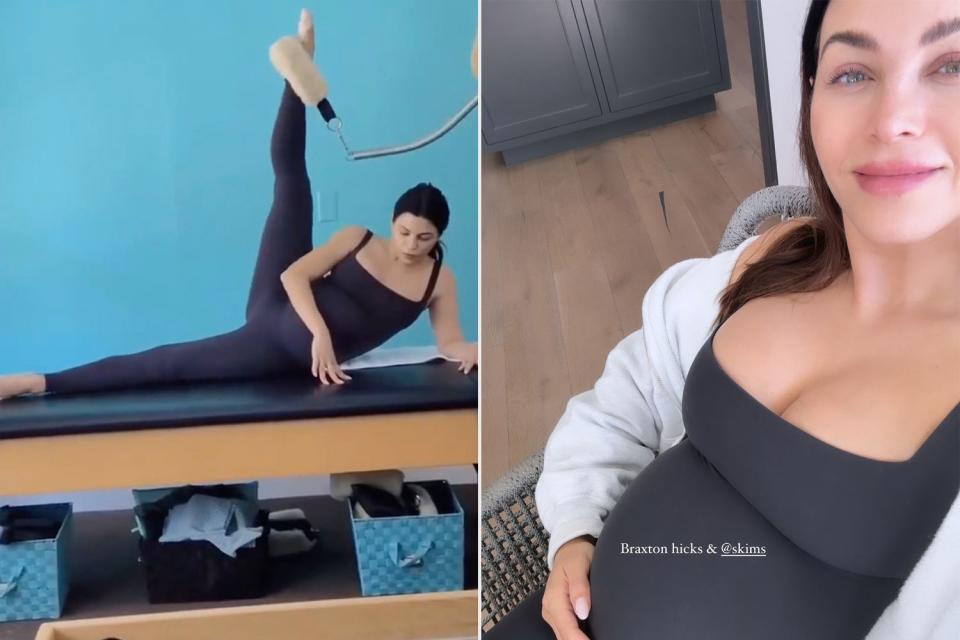 <p>Jenna Dewan/Instagram</p> Jenna Dewan doing pilates 