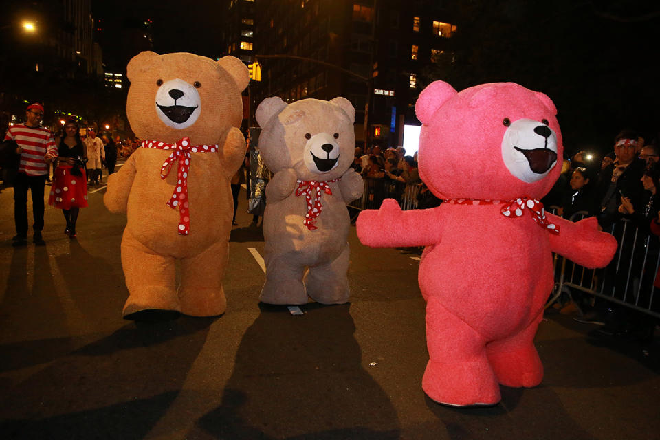 Political satire was on parade at Halloween in NYC