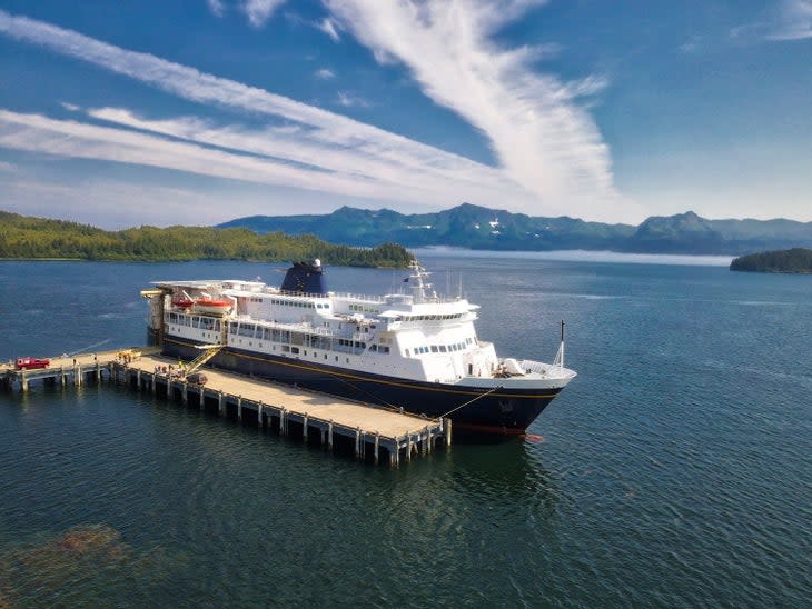 MV Kennicott ferry in Chenega Bay, Alaska