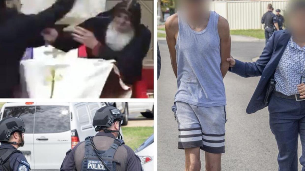 A group of teens have been charged with conspiring to prepare or plan a terrorist act as cops probe the Sydney church attack.