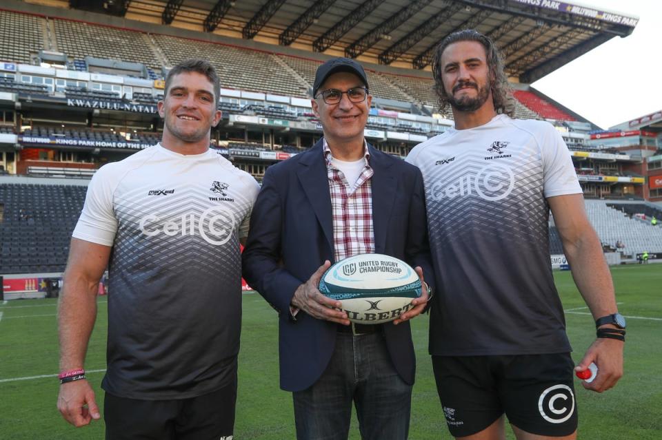 Global powerbroker: Marco Masotti is the owner of South African team Sharks and has a stake in Saracens (Cell C Sharks)