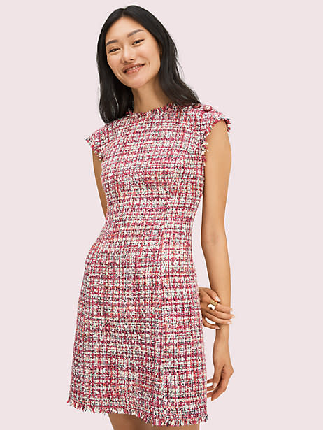 Textured Tweed Dress. Image via Kate Spade.