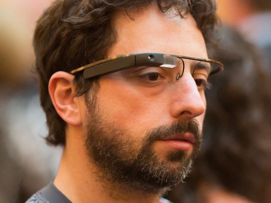 sergey brin google glasses